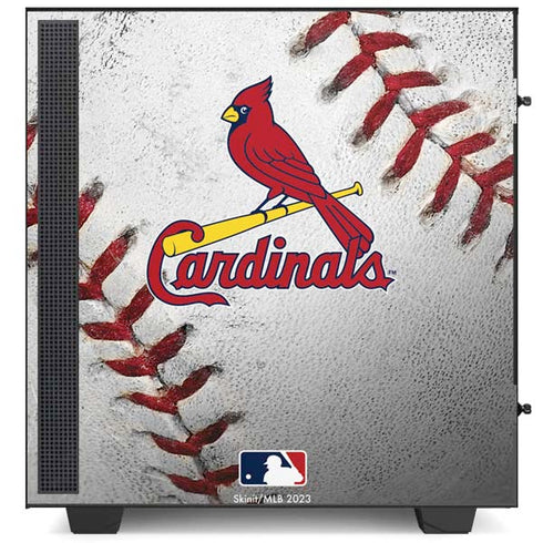 MLB St. Louis Cardinals Game Ball NZXT H510 Compact ATX Mid-Tower Case Skin