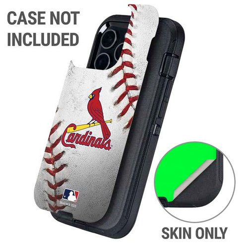 MLB St. Louis Cardinals Game Ball Otterbox Defender iPhone Skin