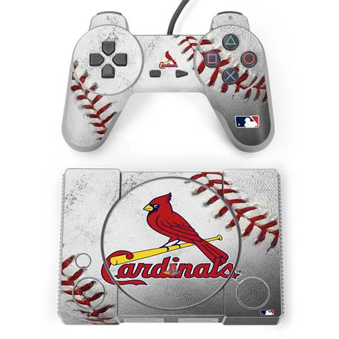 MLB St. Louis Cardinals Game Ball PlayStation Classic Bundle Skin