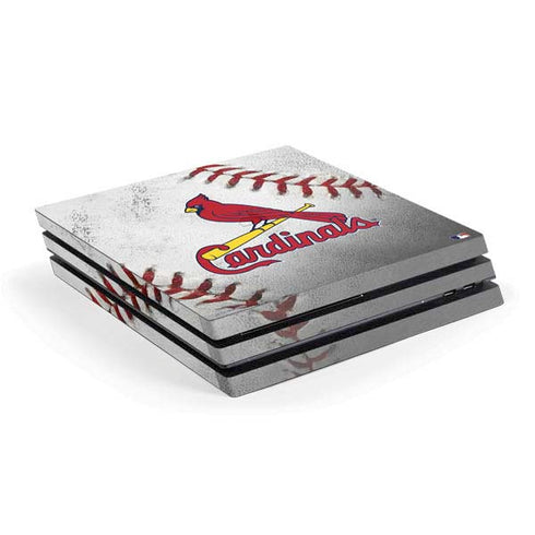 MLB St. Louis Cardinals Game Ball PS4 Pro Console Skin