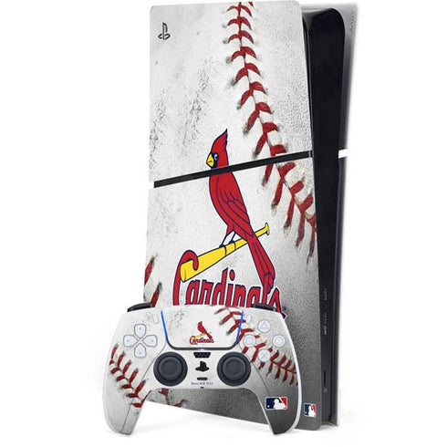 MLB St. Louis Cardinals Game Ball PS5 Slim Digital Edition Bundle Skin