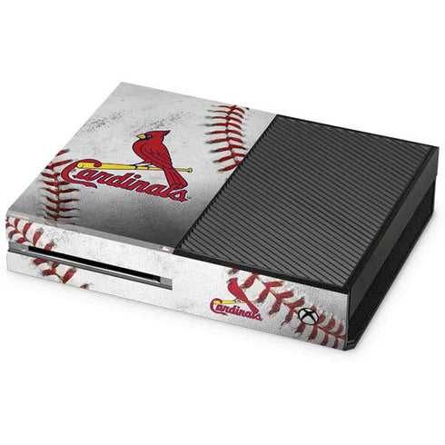 MLB St. Louis Cardinals Game Ball Xbox One Console Skin
