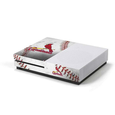 MLB St. Louis Cardinals Game Ball Xbox One S Console Skin