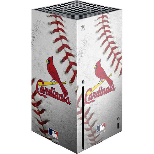 MLB St. Louis Cardinals Game Ball Xbox Series X Console Skin