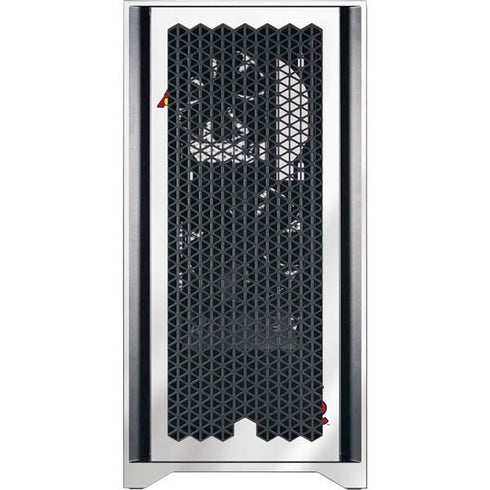 MLB St. Louis Cardinals Home Jersey Corsair 4000D Tempered Glass Mid-Tower ATX Case Skin