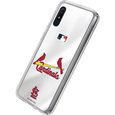 MLB St. Louis Cardinals Home Jersey Galaxy A10e Clear Case