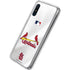 MLB St. Louis Cardinals Home Jersey Galaxy A10e Clear Case