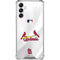 MLB St. Louis Cardinals Home Jersey Galaxy A14 5G Clear Case