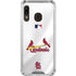 MLB St. Louis Cardinals Home Jersey Galaxy A30 Clear Case