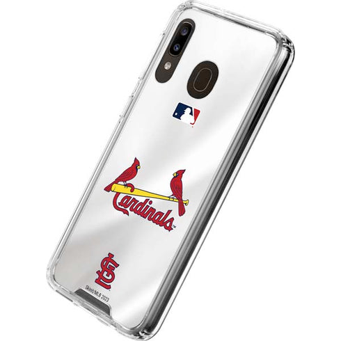 MLB St. Louis Cardinals Home Jersey Galaxy A30 Clear Case