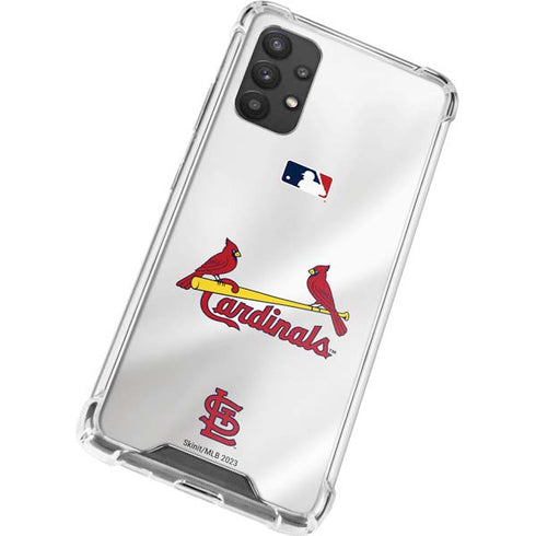 MLB St. Louis Cardinals Home Jersey Galaxy A32 5G Clear Case