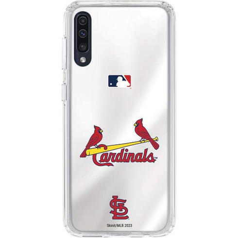 MLB St. Louis Cardinals Home Jersey Galaxy A50 Clear Case
