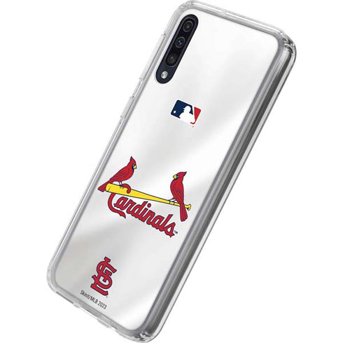 MLB St. Louis Cardinals Home Jersey Galaxy A50 Clear Case