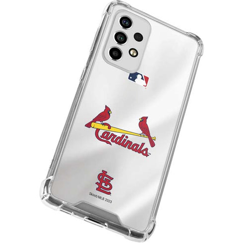MLB St. Louis Cardinals Home Jersey Galaxy A53 5G Clear Case