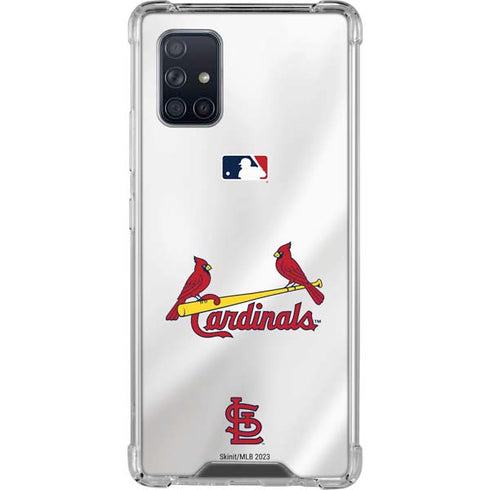 MLB St. Louis Cardinals Home Jersey Galaxy A71 5G Clear Case
