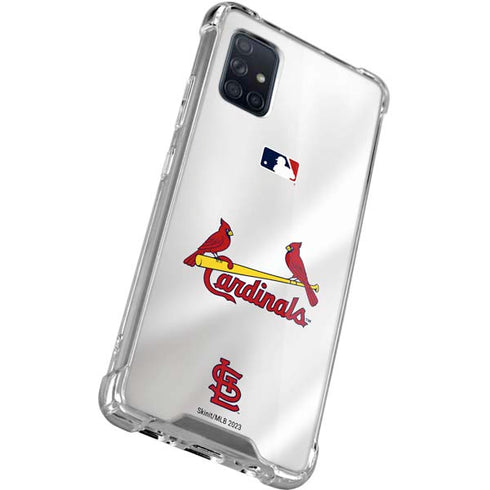 MLB St. Louis Cardinals Home Jersey Galaxy A71 5G Clear Case