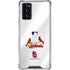MLB St. Louis Cardinals Home Jersey Galaxy Note20 5G Clear Case