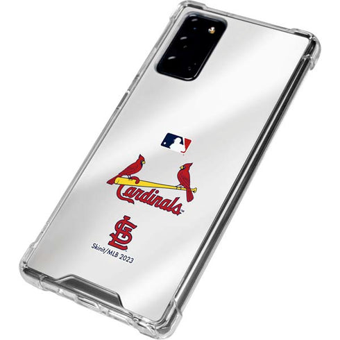 MLB St. Louis Cardinals Home Jersey Galaxy Note20 5G Clear Case