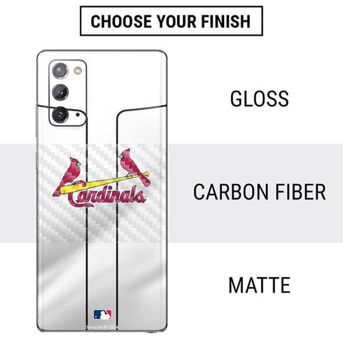 MLB St. Louis Cardinals Home Jersey Galaxy Note20 5G Skin