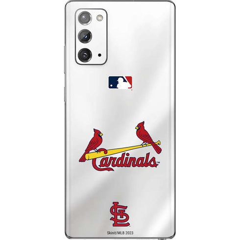 MLB St. Louis Cardinals Home Jersey Galaxy Note20 5G Skin