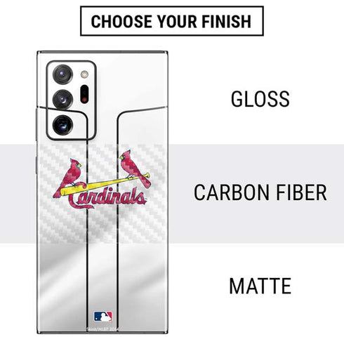 MLB St. Louis Cardinals Home Jersey Galaxy Note20 Ultra 5G Skin