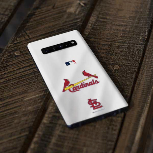 MLB St. Louis Cardinals Home Jersey Galaxy S10 Skin