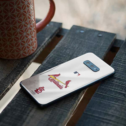 MLB St. Louis Cardinals Home Jersey Galaxy S10e Skin