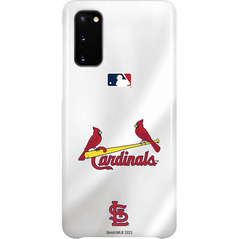 MLB St. Louis Cardinals Home Jersey Galaxy S20 Lite Case