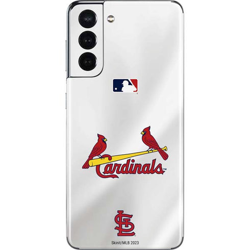 MLB St. Louis Cardinals Home Jersey Galaxy S21 5G Skin