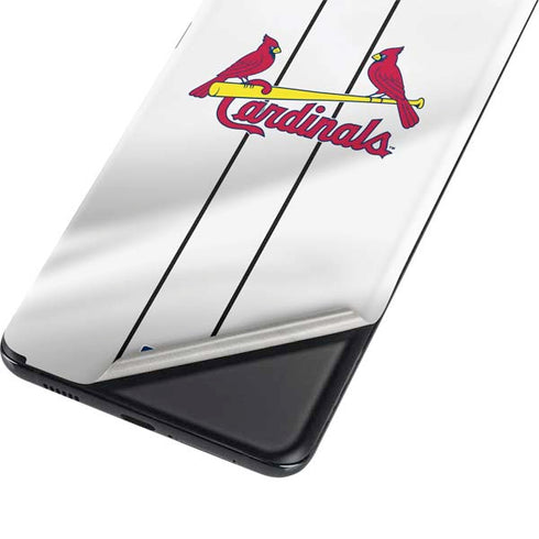 MLB St. Louis Cardinals Home Jersey Galaxy S21 Plus 5G Skin