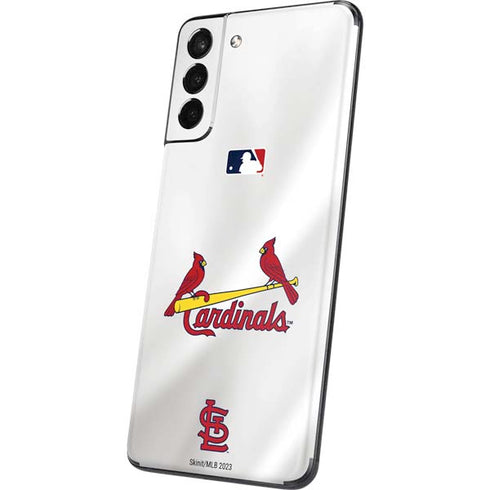 MLB St. Louis Cardinals Home Jersey Galaxy S21 Plus 5G Skin