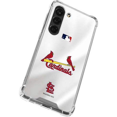 MLB St. Louis Cardinals Home Jersey Galaxy S23 Clear Case