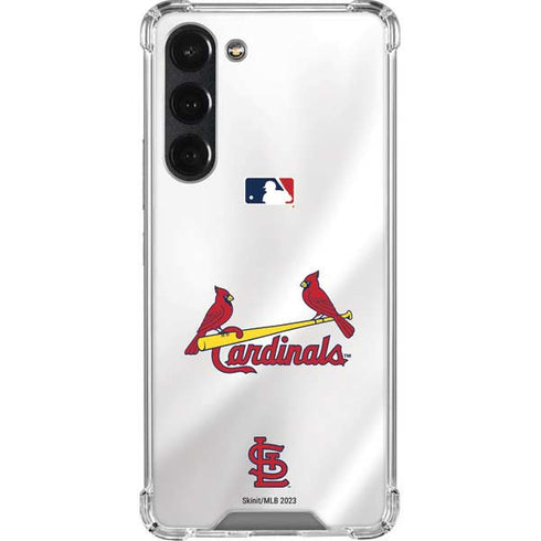 MLB St. Louis Cardinals Home Jersey Galaxy S23 Plus Clear Case