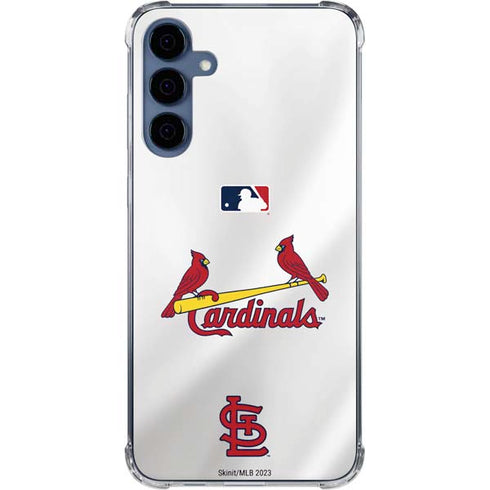 MLB St. Louis Cardinals Home Jersey Galaxy S24 Clear Case
