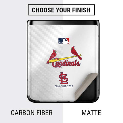 MLB St. Louis Cardinals Home Jersey Galaxy Z Flip Skin