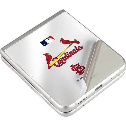 MLB St. Louis Cardinals Home Jersey Galaxy Z Flip3 5G Skin