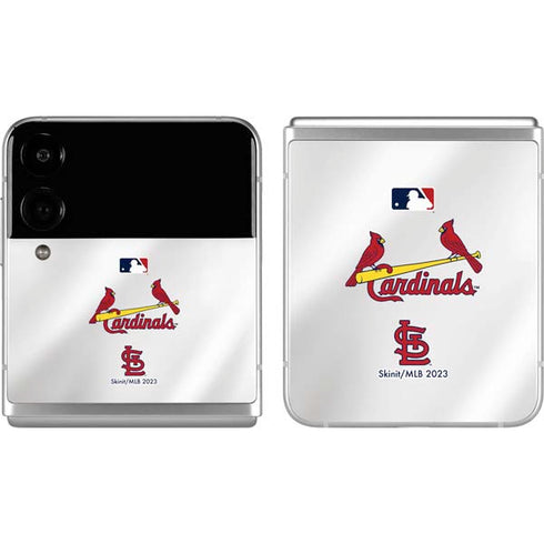 MLB St. Louis Cardinals Home Jersey Galaxy Z Flip4 5G Skin