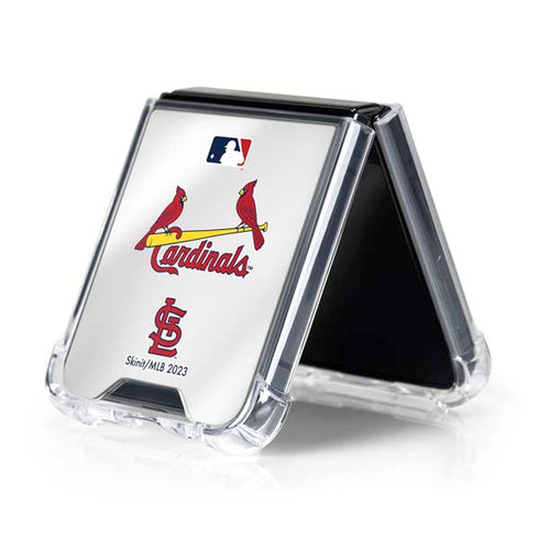 MLB St. Louis Cardinals Home Jersey Galaxy Z Flip5 5G Clear Case