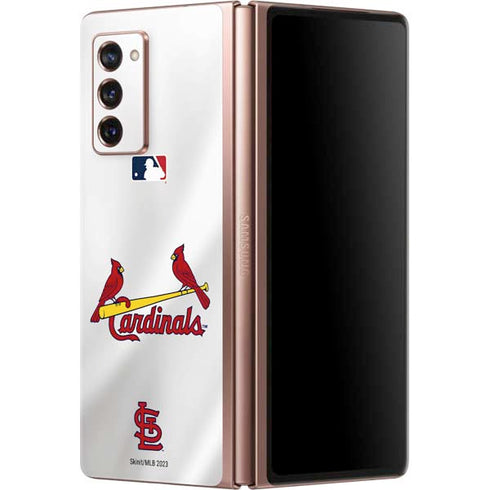 MLB St. Louis Cardinals Home Jersey Galaxy Z Fold2 5G Skin