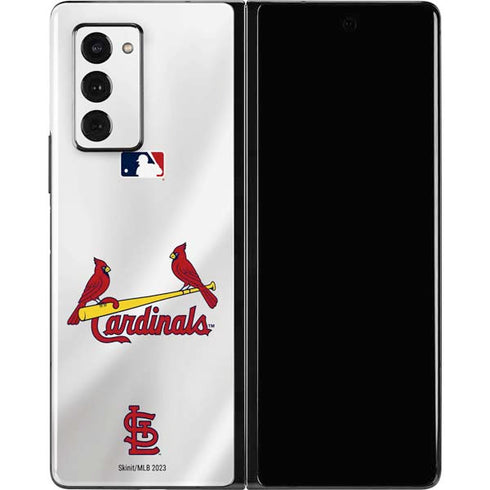 MLB St. Louis Cardinals Home Jersey Galaxy Z Fold2 5G Skin