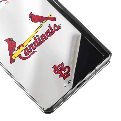 MLB St. Louis Cardinals Home Jersey Galaxy Z Fold2 5G Skin