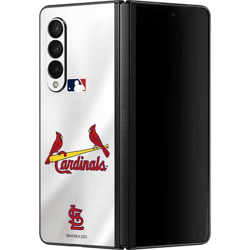 MLB St. Louis Cardinals Home Jersey Galaxy Z Fold3 5G Skin