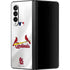 MLB St. Louis Cardinals Home Jersey Galaxy Z Fold3 5G Skin