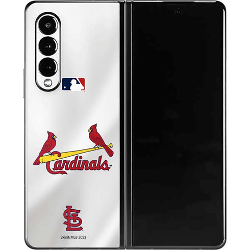 MLB St. Louis Cardinals Home Jersey Galaxy Z Fold3 5G Skin