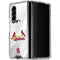 MLB St. Louis Cardinals Home Jersey Galaxy Z Fold4 5G Clear Case