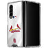 MLB St. Louis Cardinals Home Jersey Galaxy Z Fold4 5G Clear Case