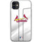 MLB St. Louis Cardinals Home Jersey iPhone 11 Clear Case