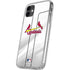 MLB St. Louis Cardinals Home Jersey iPhone 11 Clear Case