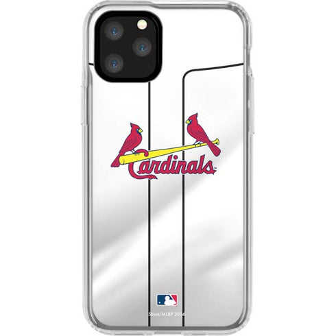 MLB St. Louis Cardinals Home Jersey iPhone 11 Pro Clear Case