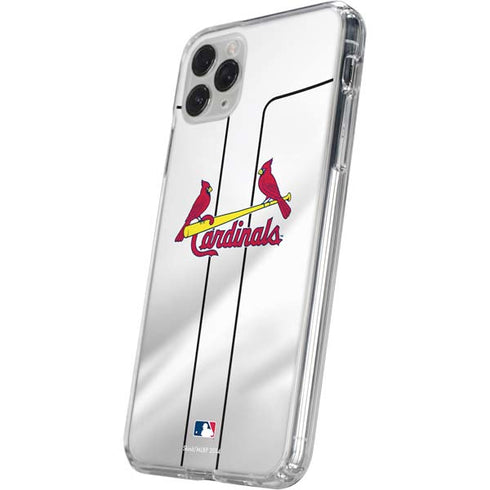 MLB St. Louis Cardinals Home Jersey iPhone 11 Pro Clear Case